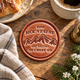 The Mountains Are Calling Leather Coaster