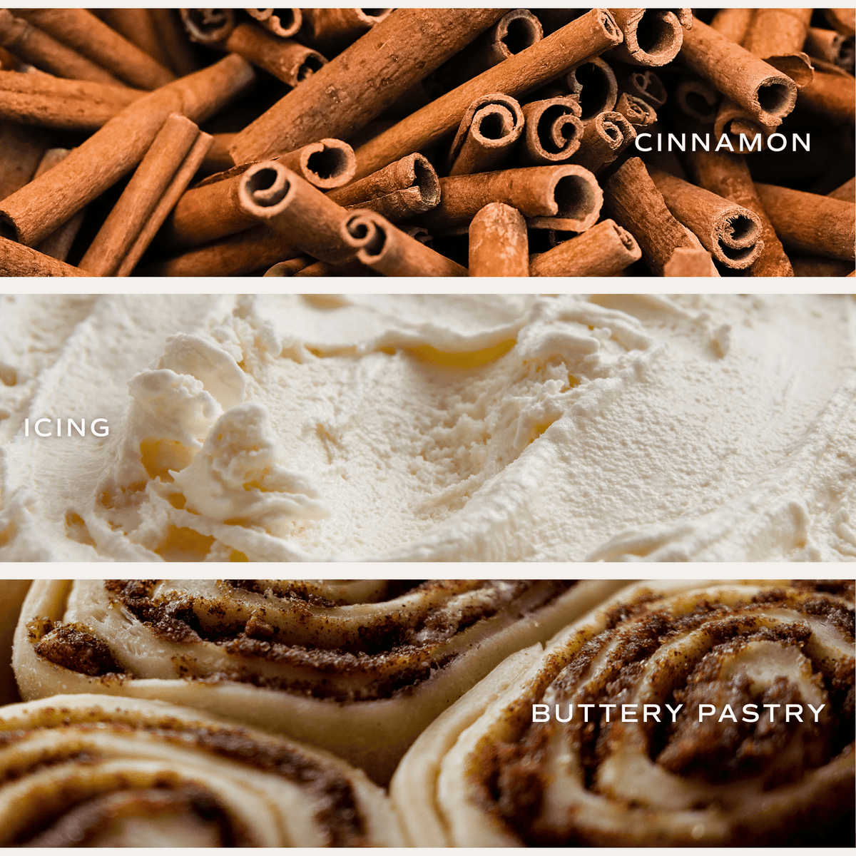 Cinnamon Rolls Soy Candle - Boxed Amber Tinted Glass Jar