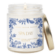 Spa Day Blue Delft Candle