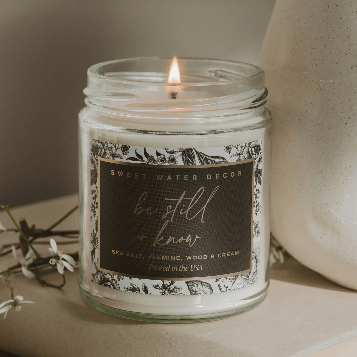 Be Still and Know Candle