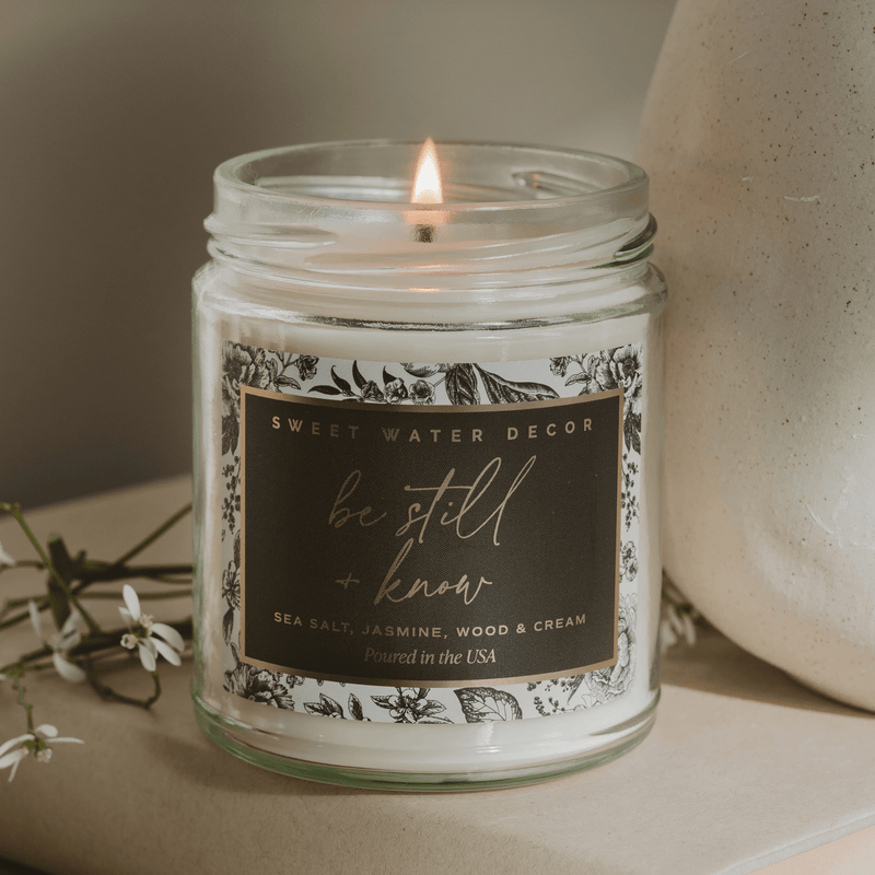 Be Still and Know Candle
