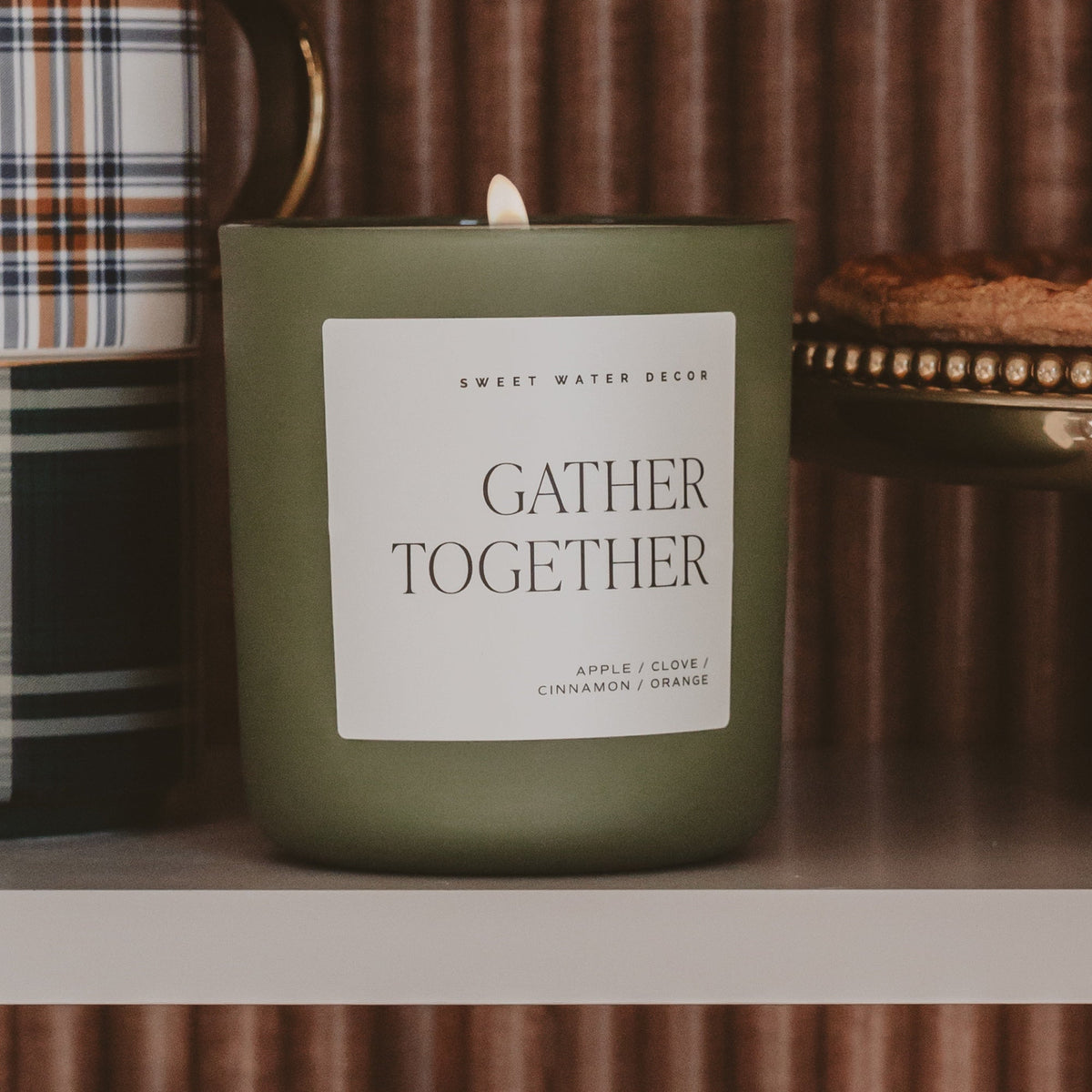 Gather Together Soy Candle - Olive Matte Jar