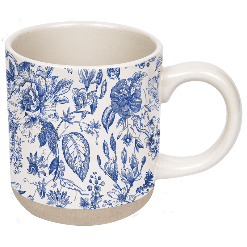 Blue Delft Stoneware Coffee Mug