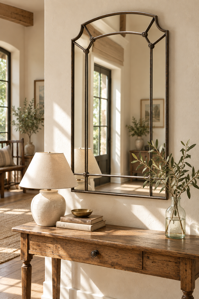 Cast Iron Classic Mirror