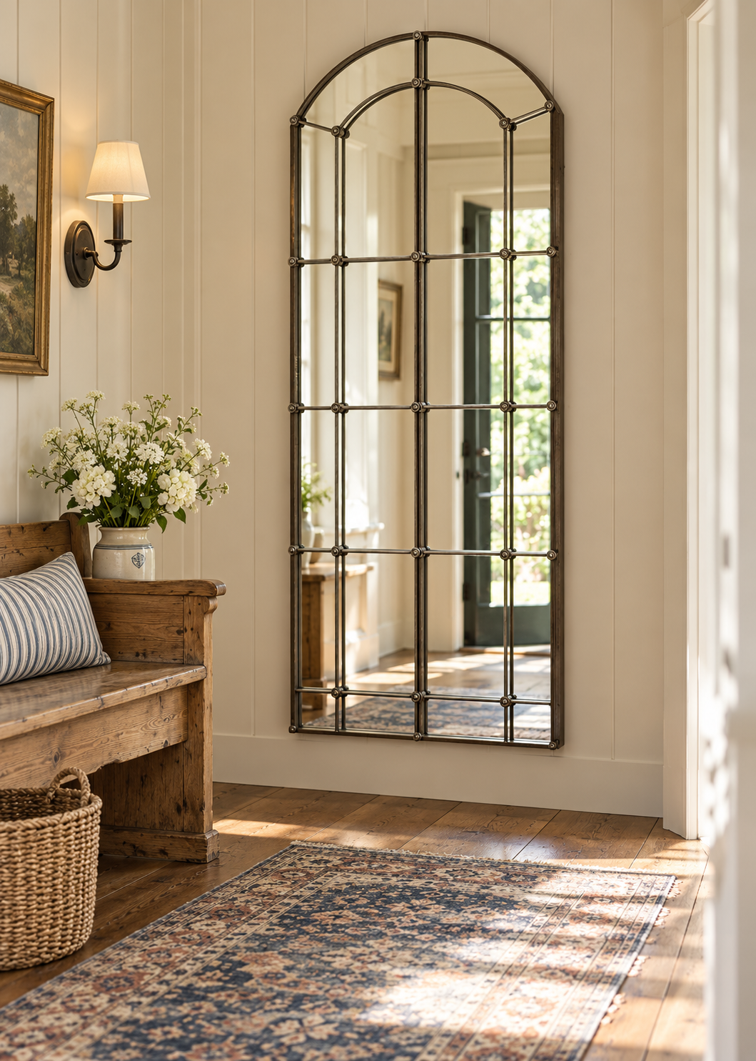 Cast Iron Tall Classic Mirror