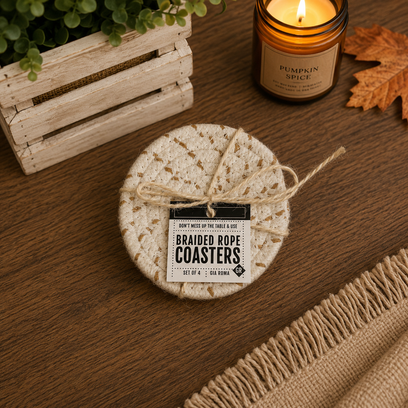 Fall Fabric Coasters
