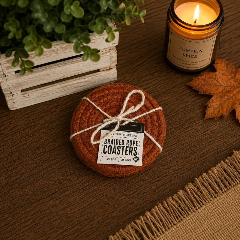 Fall Fabric Coasters