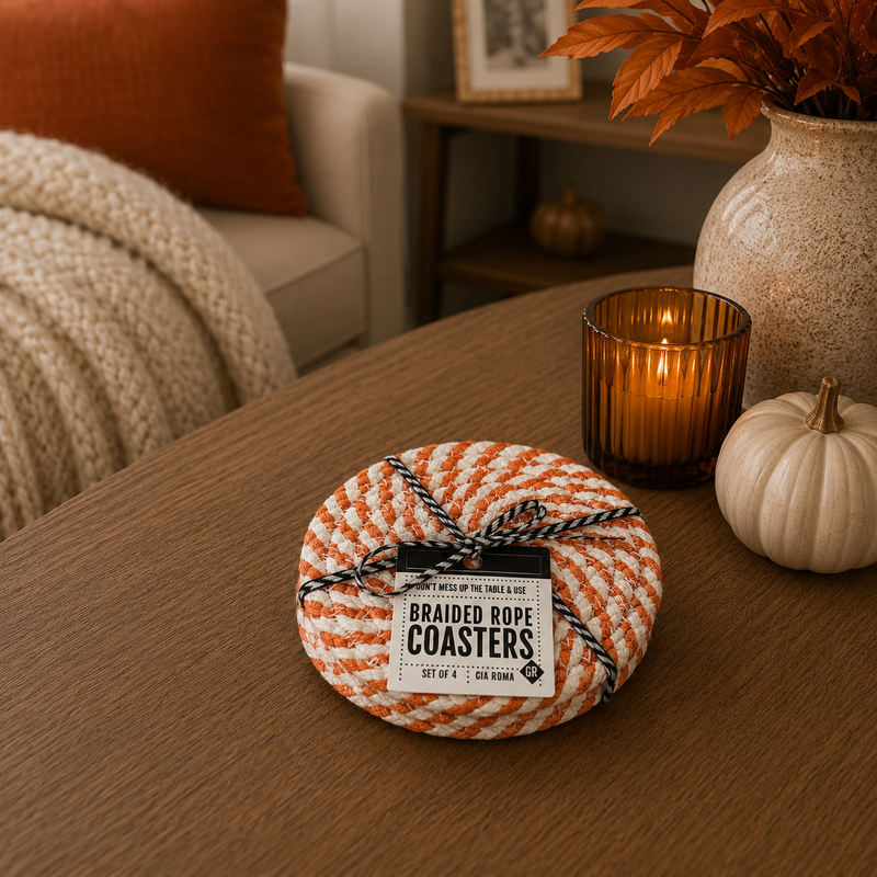 Fall Fabric Coasters