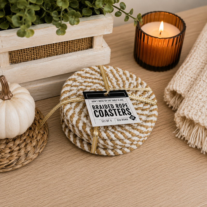 Fall Fabric Coasters