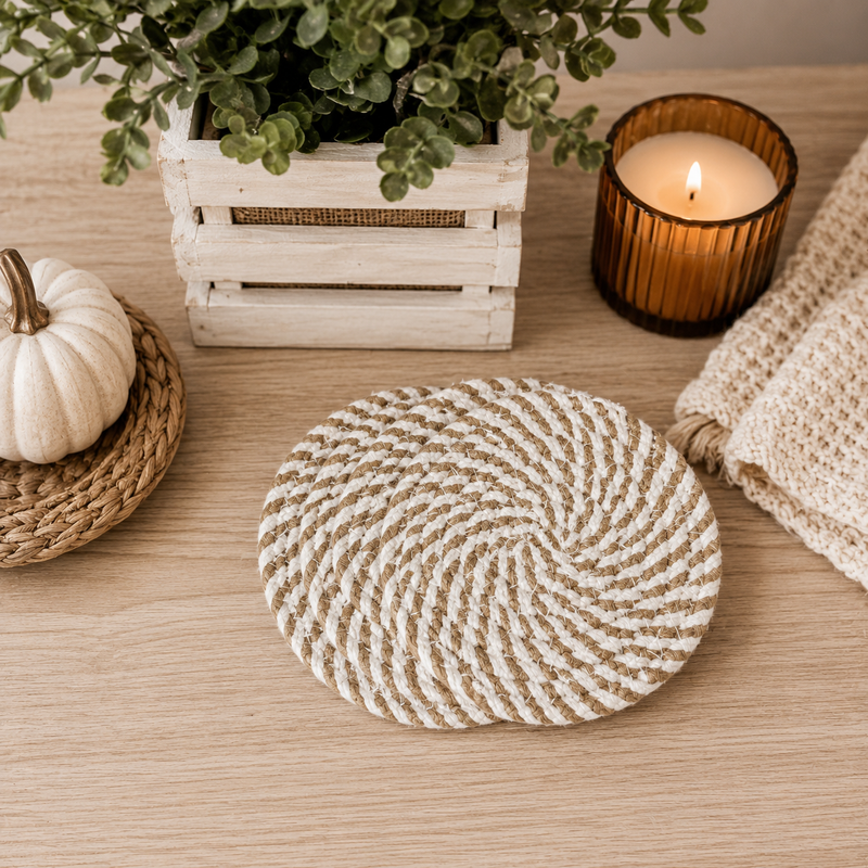 Fall Fabric Coasters