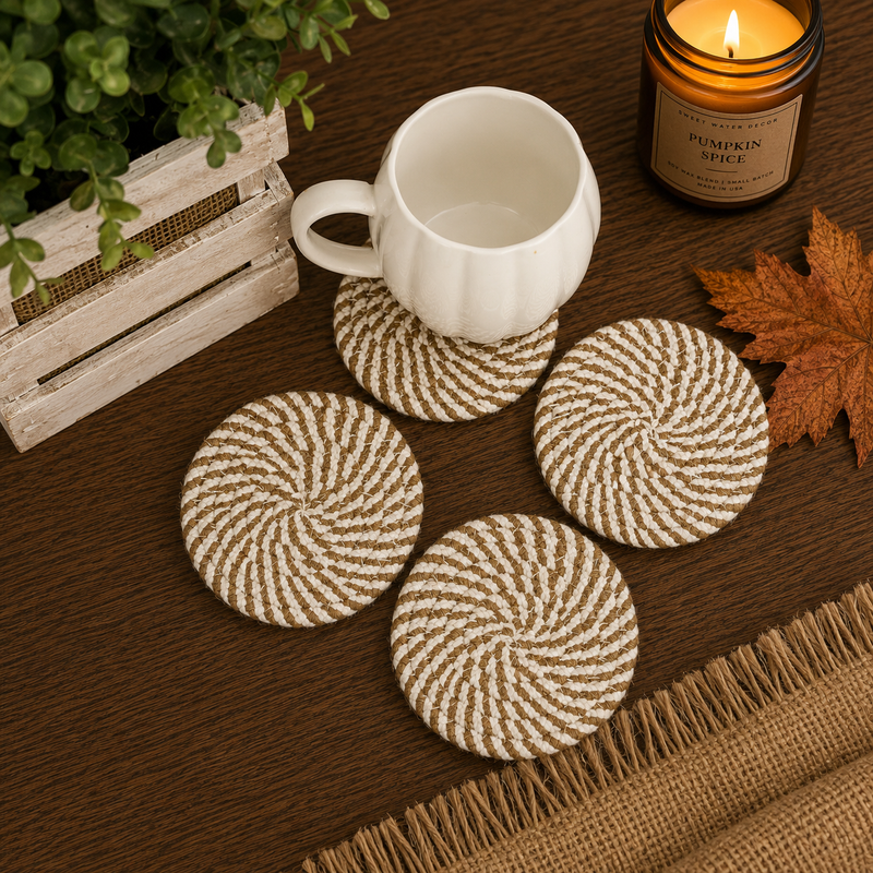 Fall Fabric Coasters