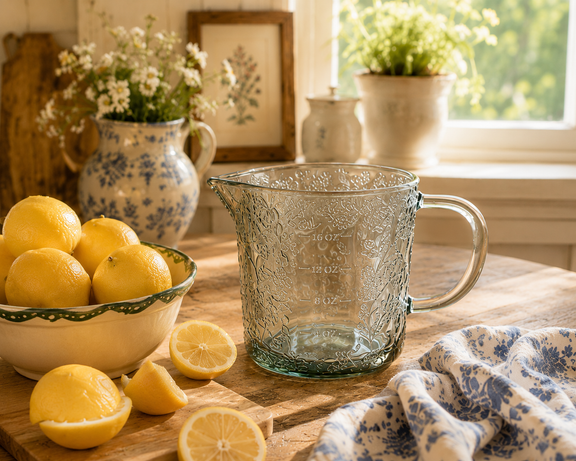 vintage style measuring cup
