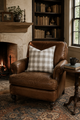 Tan Plaid Pillow