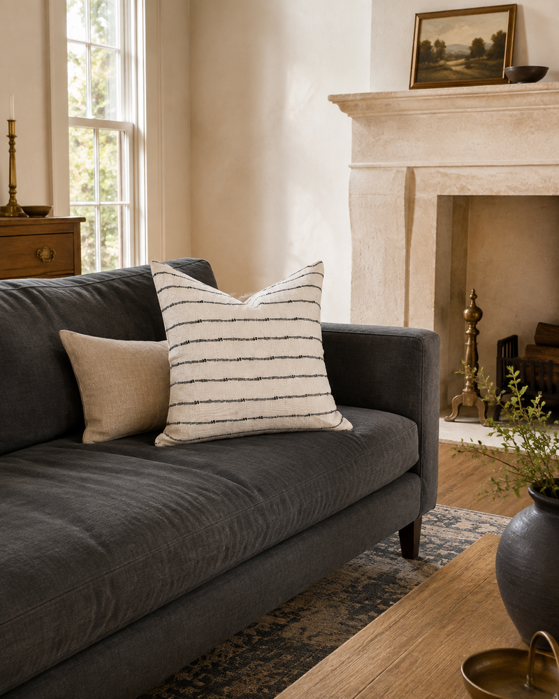 The Fletcher Woven Pillow Cover