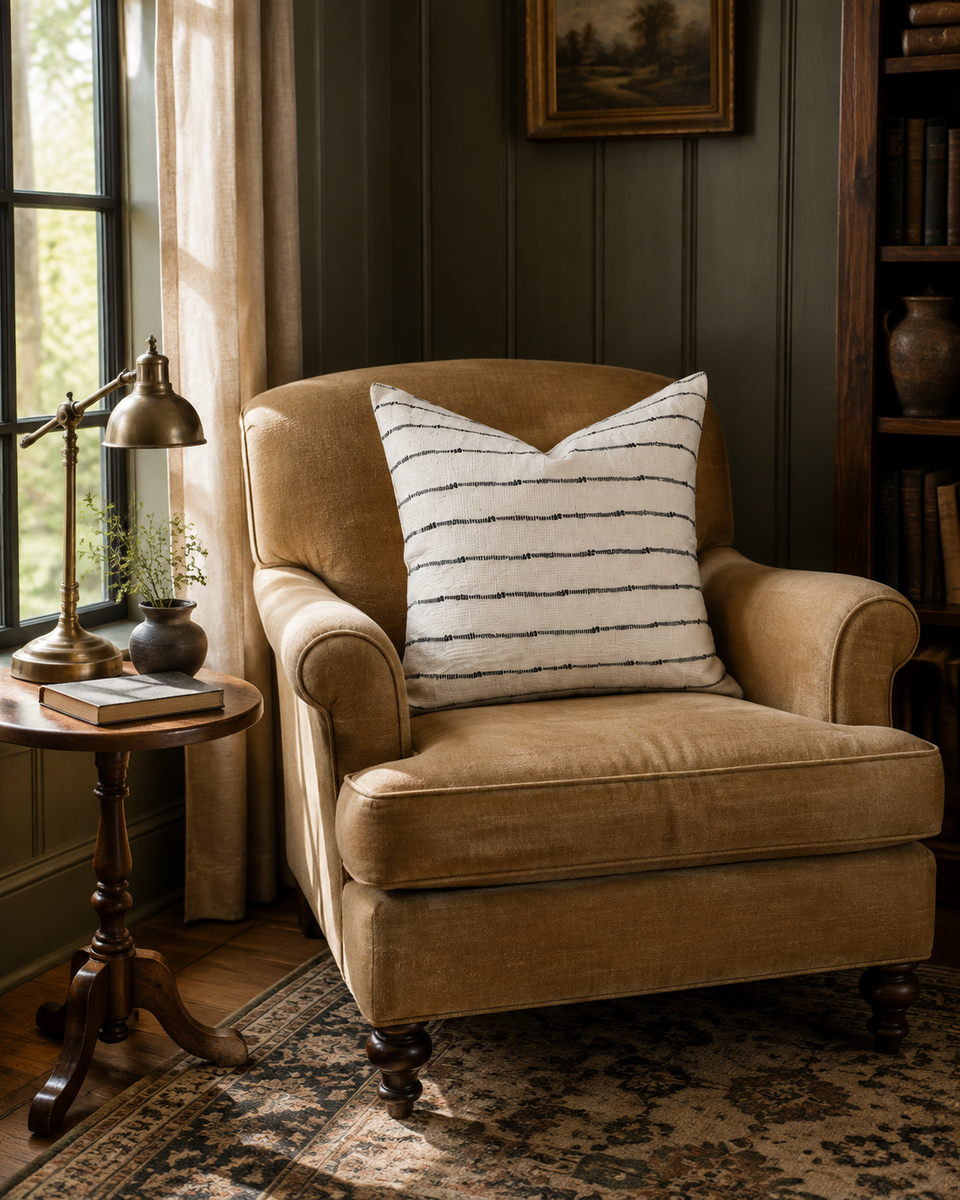 The Fletcher Woven Pillow Cover