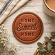 Home Sweet Home Leather Coaster