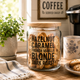 Coffee Roast Glass Canister
