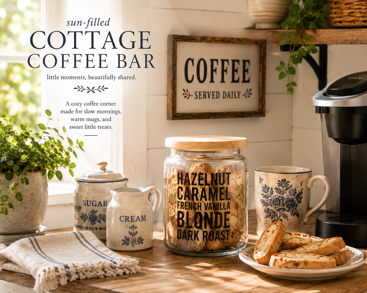 Coffee Roast Glass Canister