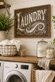 Vintage Farmhouse Laundry Room Sign