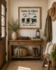 Home Is Where Your Herd Is Personalized Heirloom Wall Art