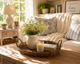 Round Willow Basket Tray