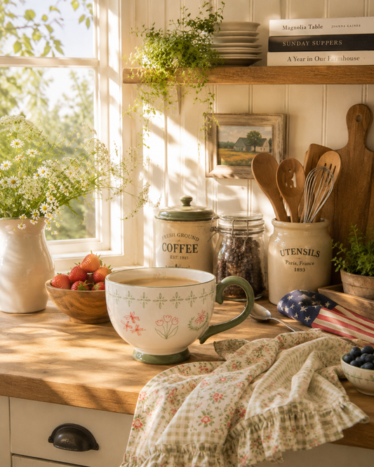 Camellia Stoneware Mug