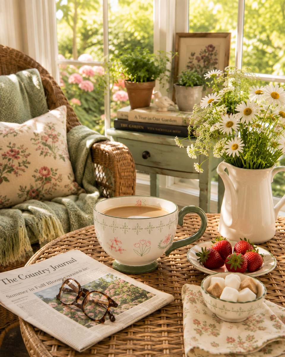 Camellia Stoneware Mug