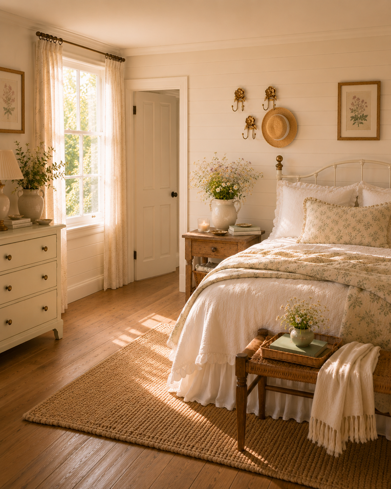 Floral Cottage Farmhouse Wall Hooks
