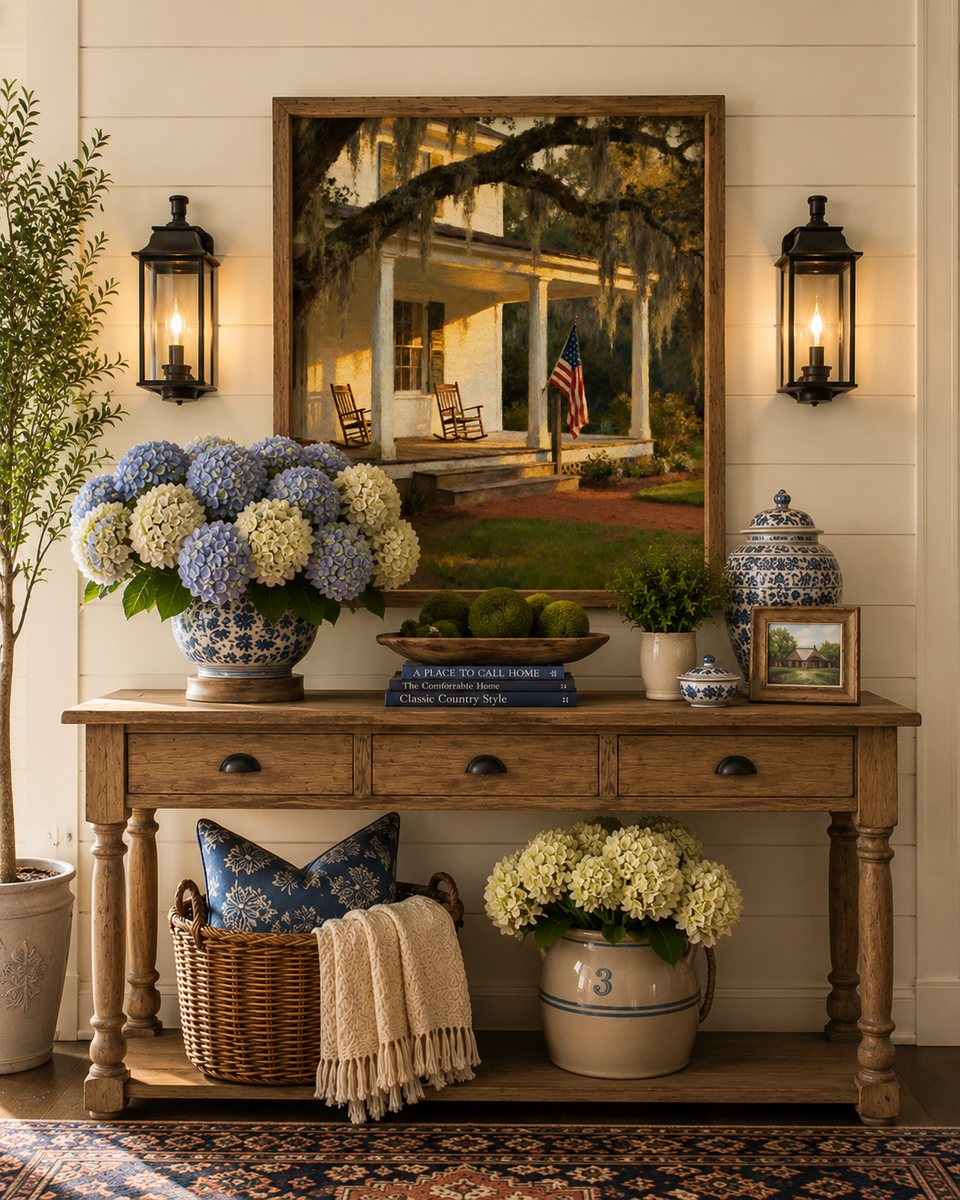 Front Porch Southern Homestead – Americana Wall Art