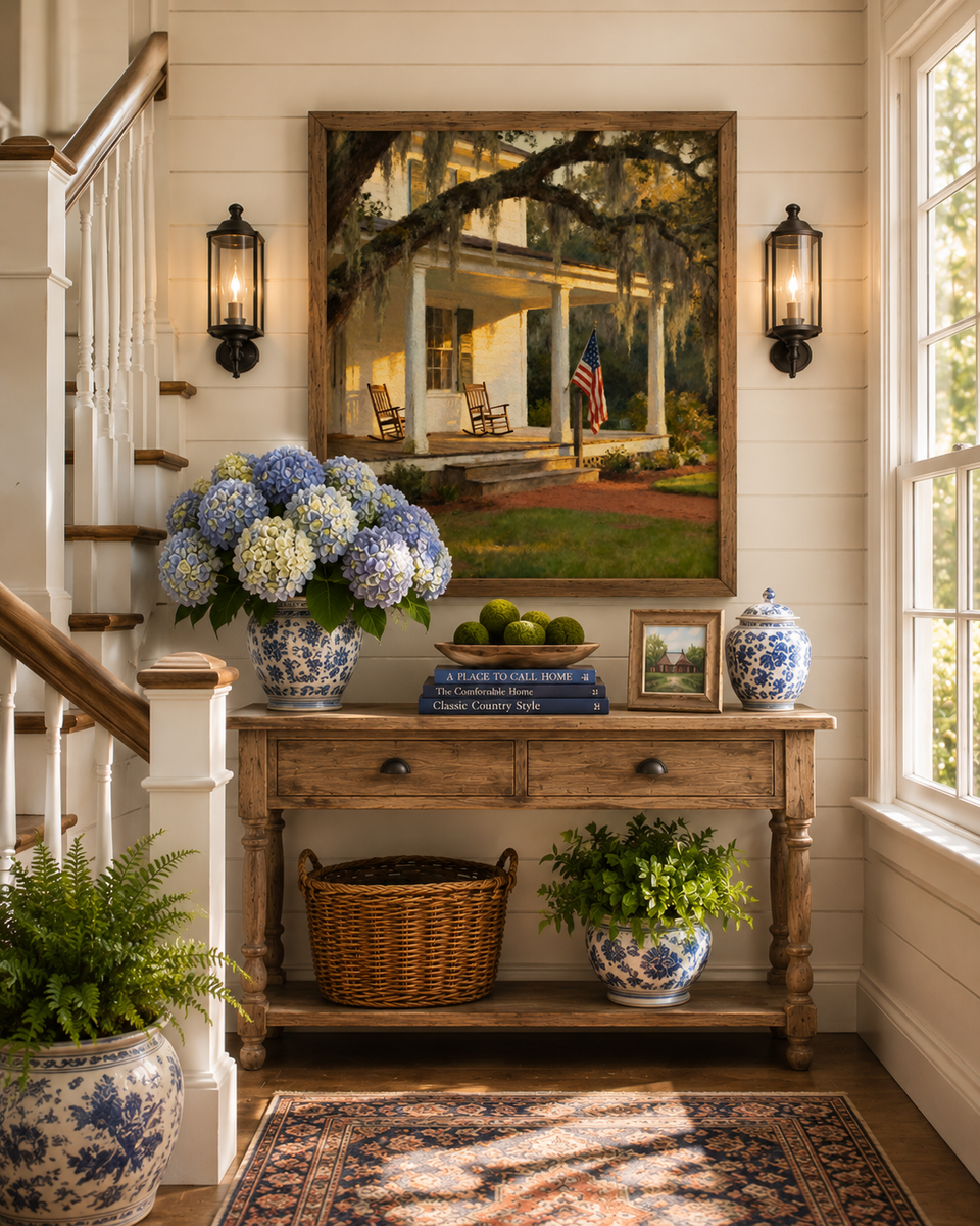 Front Porch Southern Homestead – Americana Wall Art