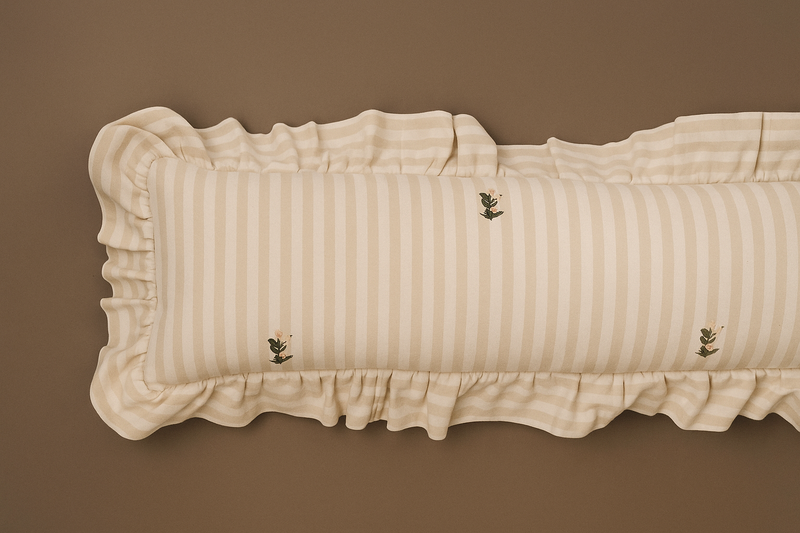Frances Ruffled Lumbar Pillow Cover