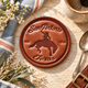 San Antonio Texas Bronco Leather Coaster