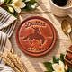 Dallas Texas Bronco Leather Coaster
