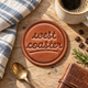 West Coaster Leather Coaster
