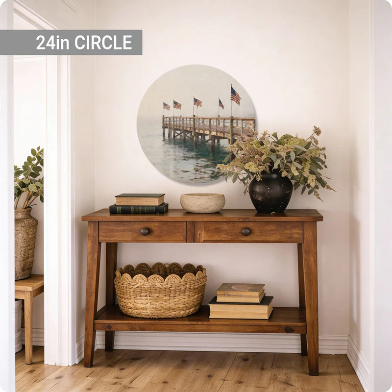 patriotic farmhouse coastal wall art