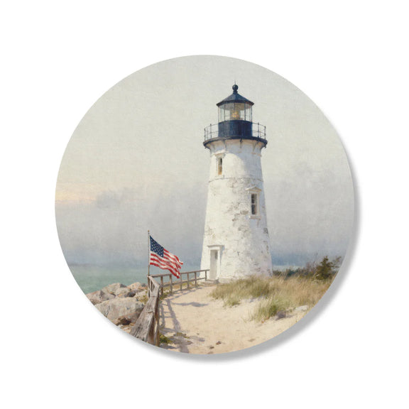 coastal lighthouse wall art