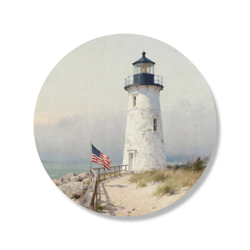 coastal lighthouse wall art