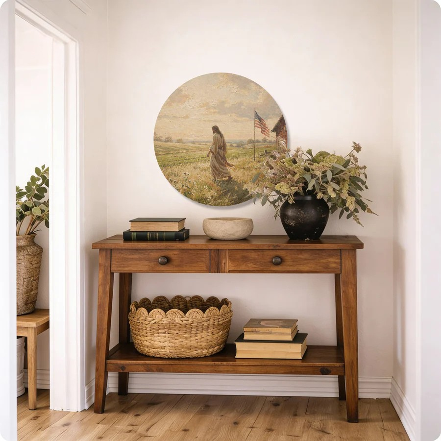 rustic Christian farmhouse wall decor