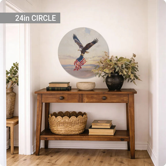 Americana eagle wall decor
