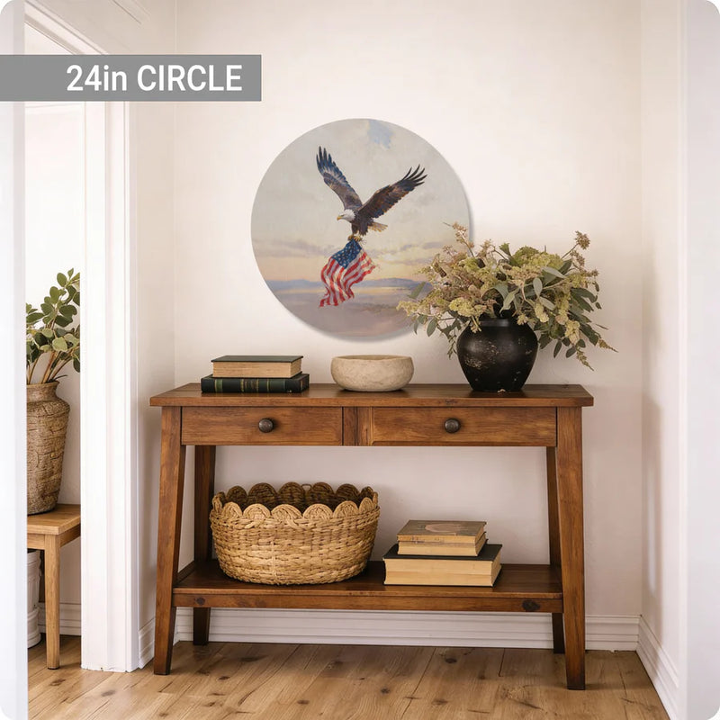 Americana eagle wall decor
