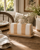 Farmhouse Striped Butter Dish
