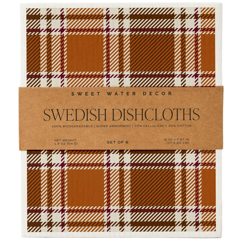 Fall Pattern Swedish Dishcloths
