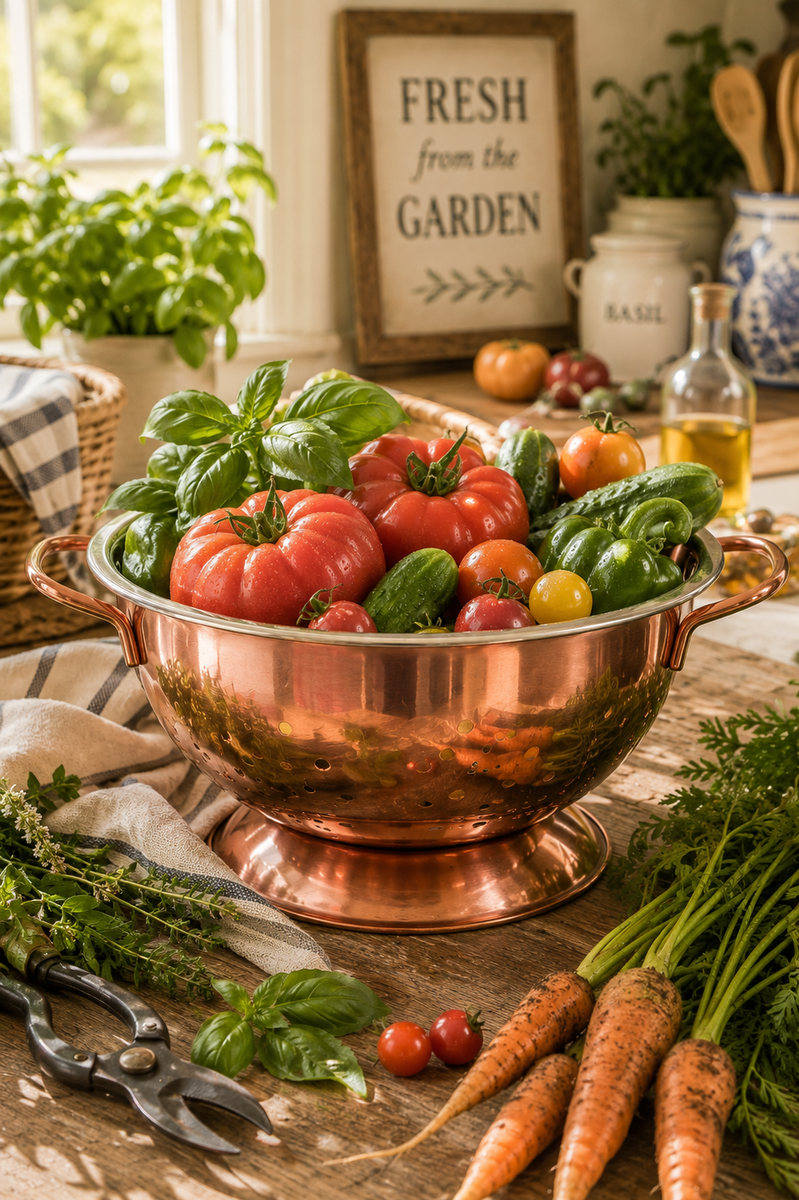 Stainless Steel Rose Gold Colander