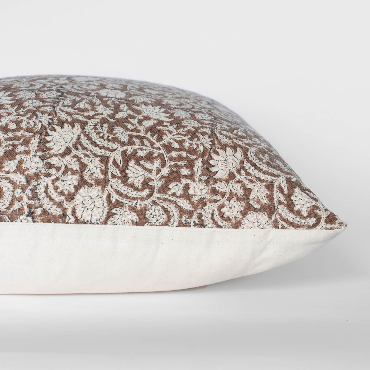 Nina Floral Block Printed Pillow Cover
