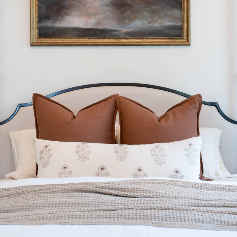Gávea Solid Color Pillow Cover | Terracotta