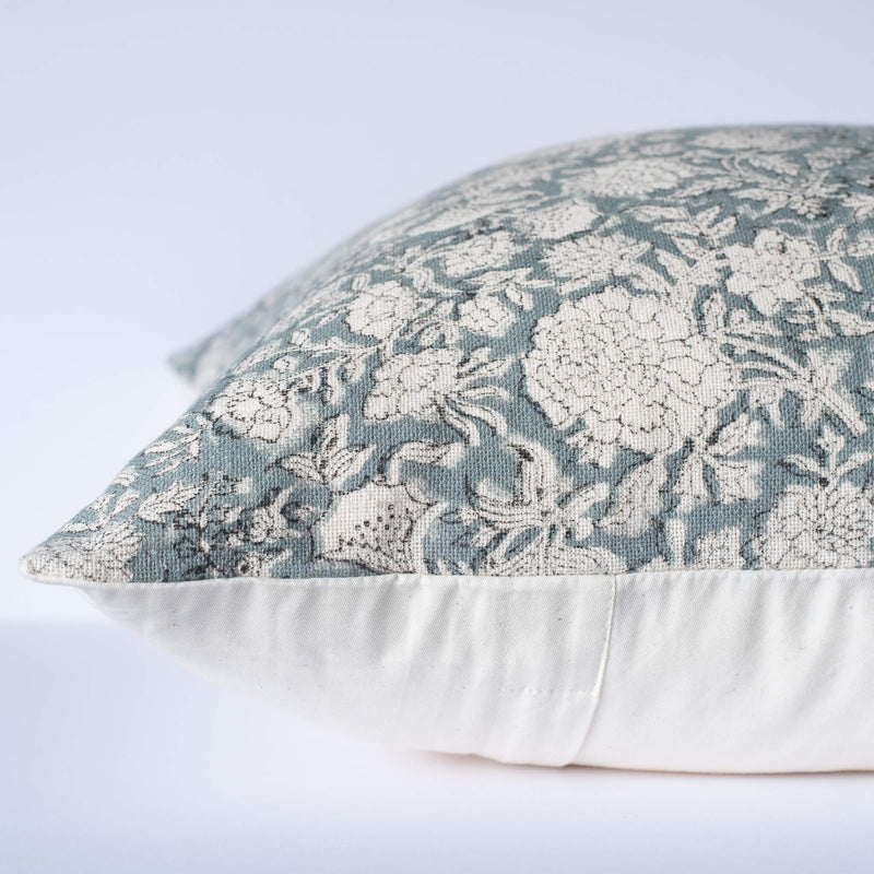 Chloe Floral Block Printed Pillow Cover