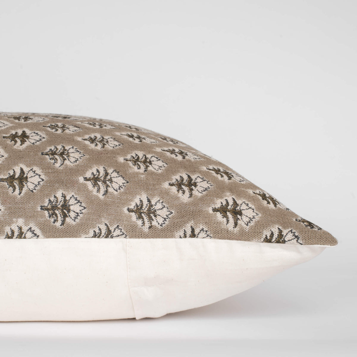 Rhea Floral Block Printed Pillow Cover