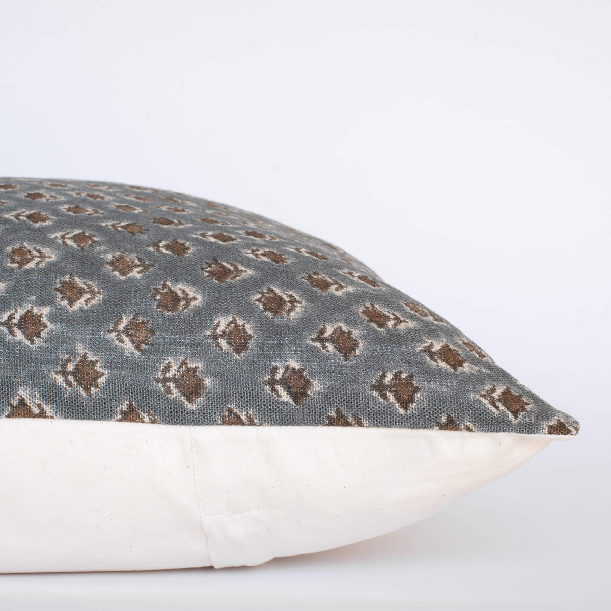 Aster Floral Block Printed Pillow Cover