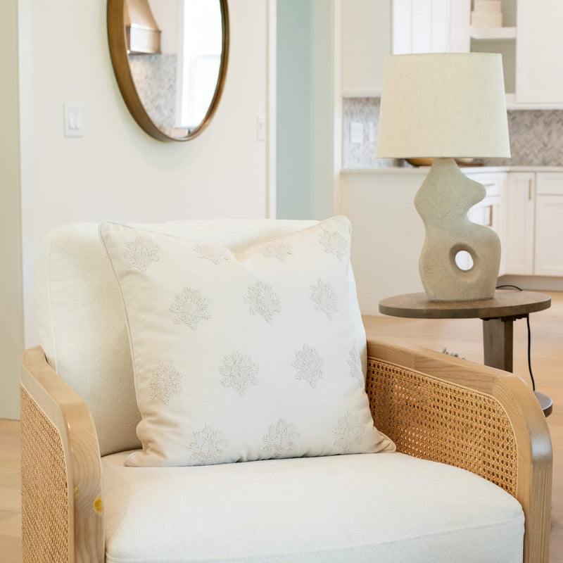 Arden Embroidered Pillow Cover