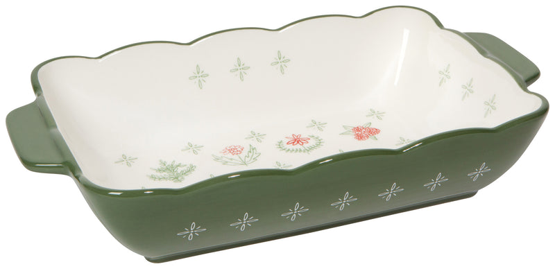 Camellia Stoneware Baking Dish
